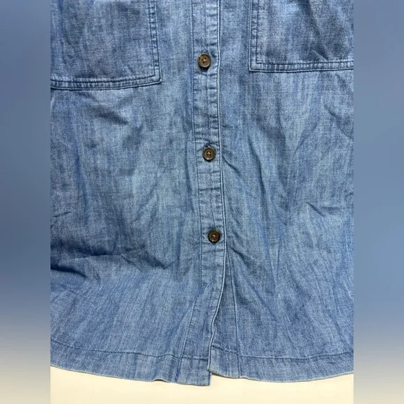 Old Navy Blue Denim Midi Dress - Picture 7 of 16